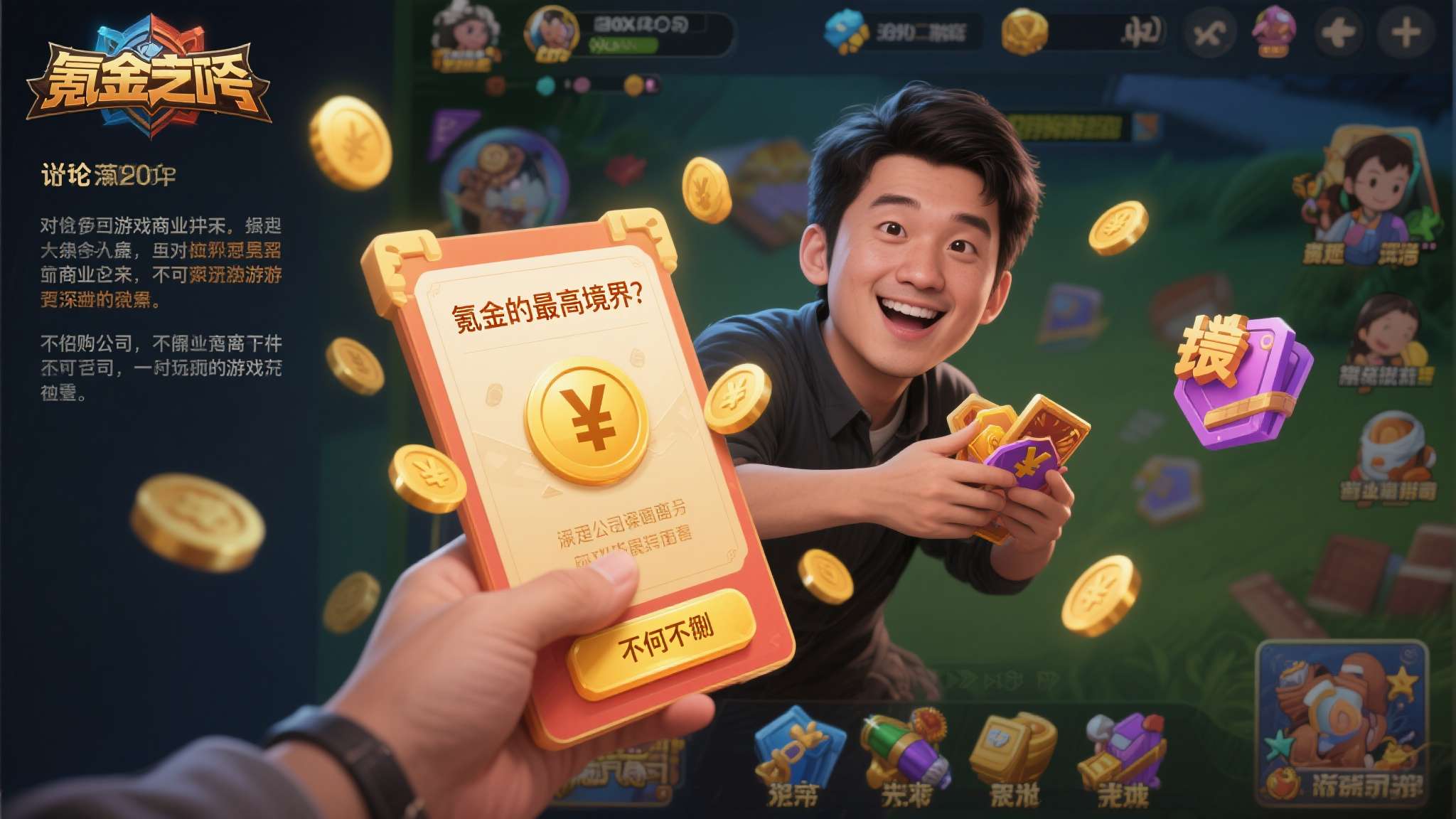 从充值道具到购买公司，这名玩家的行为引发了广泛讨论。有人调侃这是"氪金的最高境界